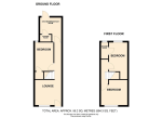Floorplan of Cobden Street, High Town, Luton, Bedfordshire, LU2 0NG