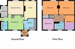 Floorplan of Dane Street, Peters Green, Luton, Bedfordshire, LU2 8PE