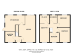 Floorplan of Bembridge Gardens, Bramingham, Luton, Bedfordshire, LU3 3SJ