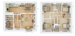 Floorplan of Saltburn Turn, Houghton Regis, Bedfordshire, LU5 6QT
