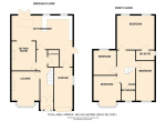 Floorplan of Elmwood Crescent, Old Bedford Road Area, Luton, Bedfordshire, LU2 7HZ