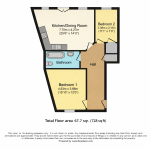 Floorplan of Catsbrook Road, Icknield, Luton, Bedfordshire, LU3 2EE