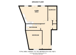 Floorplan of Catsbrook Road, Icknield, Luton, Bedfordshire, LU3 2EE