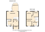 Floorplan of Tameton Close, Wigmore, Luton, Bedfordshire, LU2 8UX