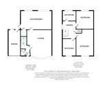 Floorplan of Kershaw Close, Barton Hills, Luton, Bedfordshire, LU3 4AT