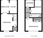 Floorplan of Rookery Drive, Barton Hills, Luton, Bedfordshire, LU2 7FG