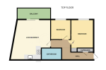 Floorplan of Foxglove Way, Luton, Bedfordshire, LU3 1EA