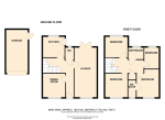 Floorplan of Oakley Gardens, Challney, Luton, Bedfordshire, LU4 9DH