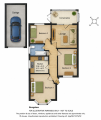 Floorplan of Clevedon Road, Stopsley, Luton, Bedfordshire, LU2 9EB