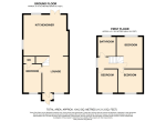 Floorplan of Frenchmans Close, Toddington, Bedfordshire, LU5 6BD