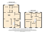 Floorplan of Croxton Close, Limbury Mead, Luton, Bedfordshire, LU3 2UQ