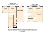 Floorplan of Benson Close, Bramingham, Luton, Bedfordshire, LU3 3QP