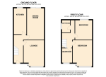 Floorplan of Graham Gardens, New Bedford Road Area, Luton, Bedfordshire, LU3 1NG