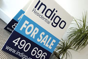 indigo residential for sale board